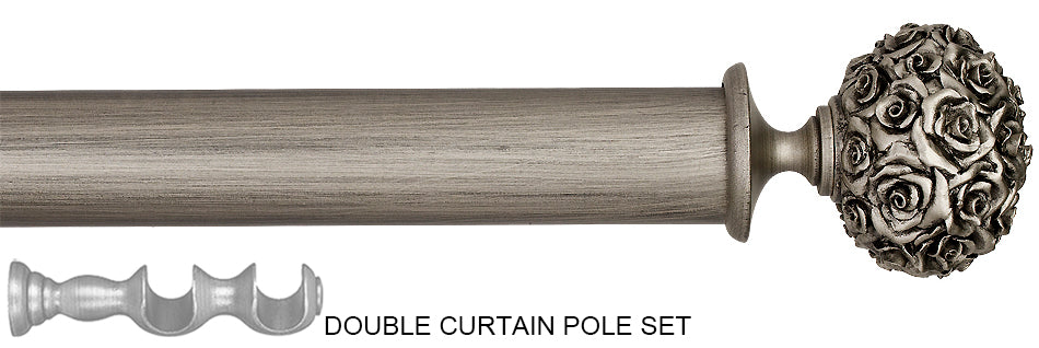 Byron Floral Romantics 35mm 55mm Double Pole Dark Pearl Posy