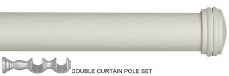 Byron Floral Romantics 35mm 55mm Double Pole New White Endcap