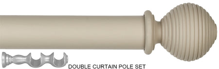 Byron Barnwood 35mm 45mm Double Pole Dove Grey, Ives