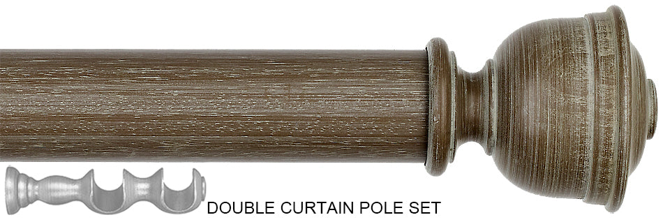 Byron Barnwood 35mm 45mm Double Pole Barnwood Green, Austell