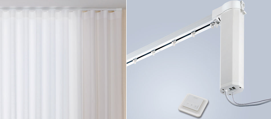 Silent Gliss 5100 New Autoglide Electric Curtain Track Standard White
