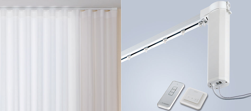Silent Gliss 5100R New Autoglide Electric Curtain Track Remote Control White