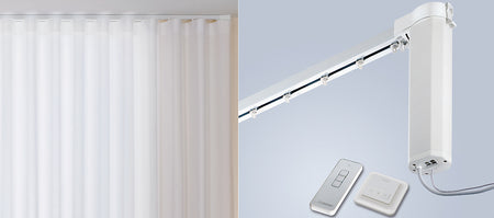 Silent Gliss 5100R New Autoglide Electric Curtain Track Remote Control White