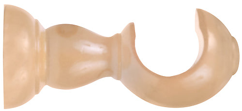 Renaissance Standard 28mm Wooden Curtain Pole Bracket, Natural