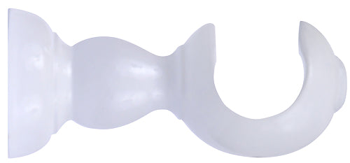 Renaissance Standard 28mm Wooden Curtain Pole Bracket, White