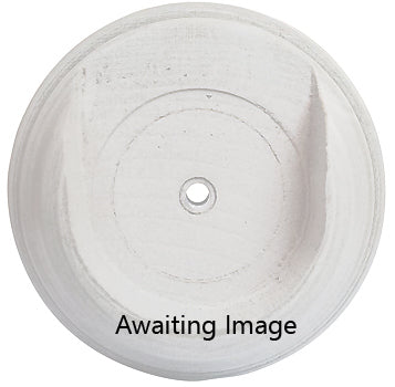 Renaissance Standard 28mm Wooden Curtain Pole Recess Bracket, Cream