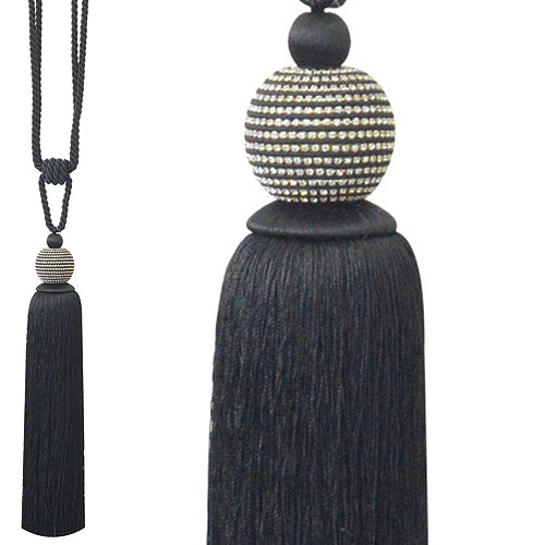 Jones Palais Rope Tieback, Black