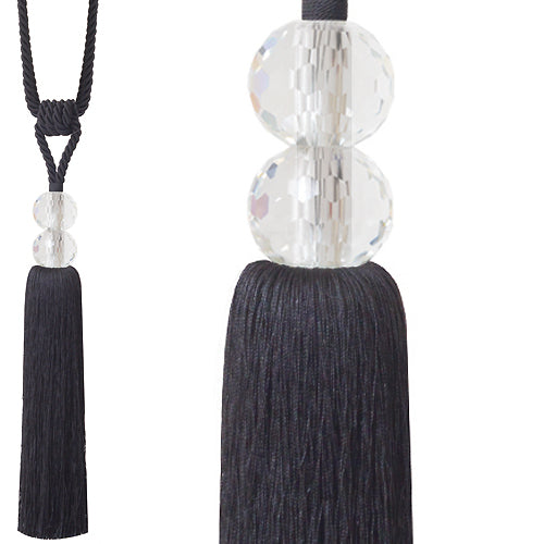 Jones Opera Rope Tieback, Charcoal