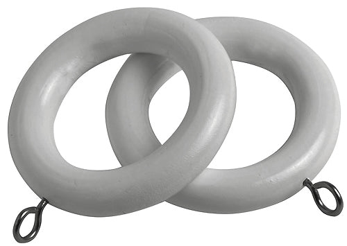 Speedy Victory 28mm Wood Pole Rings, Grey