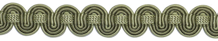 Hallis Chelsea Trimming Scroll Gimp Braid Sage