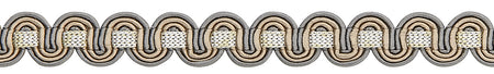 Hallis Chelsea Trimming Scroll Gimp Braid Fudge