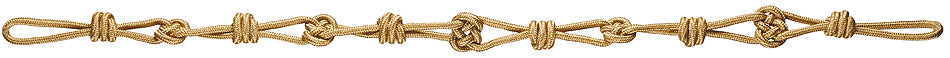Hallis Accord Rope Tieback Embrace Gold