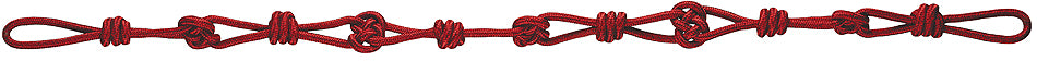Hallis Accord Rope Tieback Embrace Red