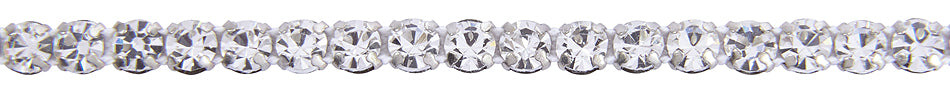 Hallis Bijou Crystal Trimming 5mm Platinum