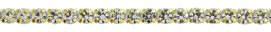Hallis Bijou Crystal Trimming 5mm Gold