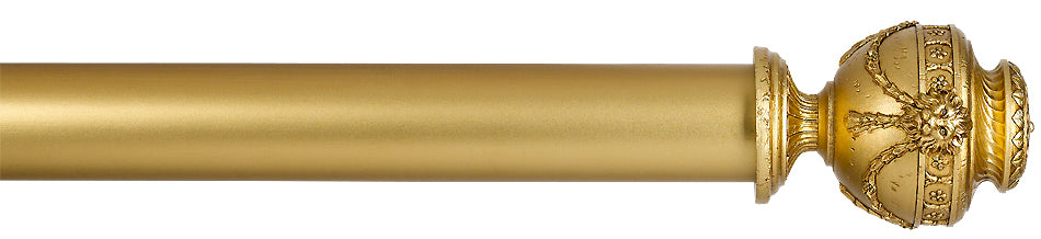 Byron Manor 35mm 45mm 55mm Curtain Pole Burnished Gold Victoria