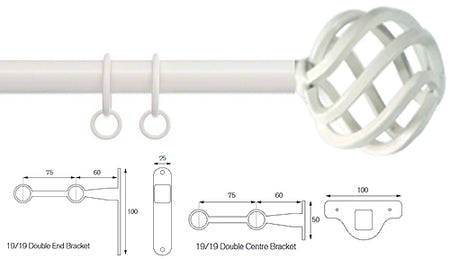Cameron Fuller 19mm/19mm Double Pole Chalk Basket