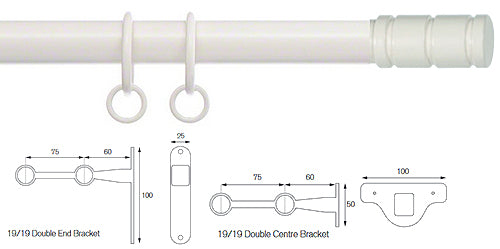 Cameron Fuller 19mm/19mm Double Pole Chalk Barrel