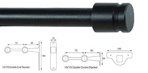 Cameron Fuller 19mm/19mm Double Pole Graphite Collar