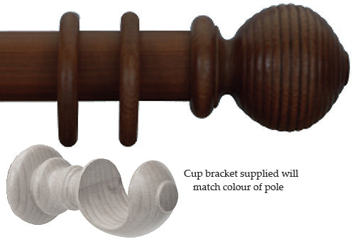 Cameron Fuller 50mm Pole Walnut Beehive