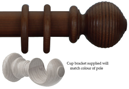 Cameron Fuller 50mm Pole Walnut Beehive