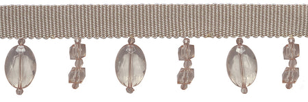 Jones Charm Beaded Trimming, Radience, Smoke