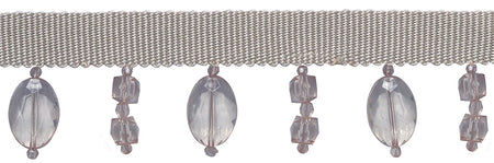 Jones Charm Beaded Trimming, Radience, Silver