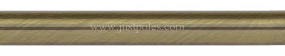 Jones Lunar 28mm Pole Burnished Brass