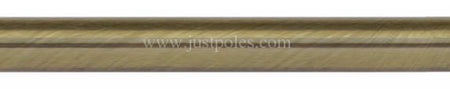 Jones Lunar 28mm Pole Burnished Brass