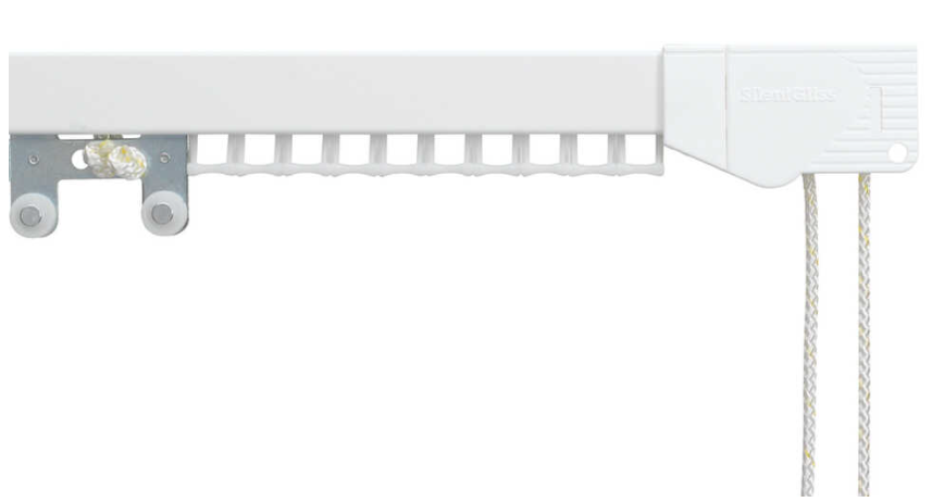 Silent Gliss 3900 Corded Curtain Track White