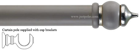 Byron & Byron 35mm, 45mm Pole Byzantium French Grey Antiqued/Detail