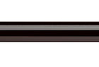 Galleria 50mm Curtain Pole Only Black Nickel