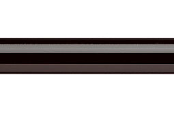 Galleria 50mm Curtain Pole Only Black Nickel