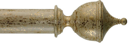 Byron Classic 55mm, 67mm Curtain Pole Osterley Florentine White