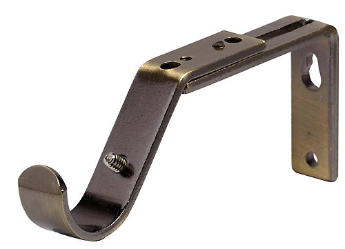 Speedy 28mm Passover Pole Bracket, Antique Brass