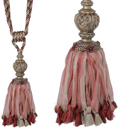 Jones Florentine Rope Tieback Ribbon, Jewel