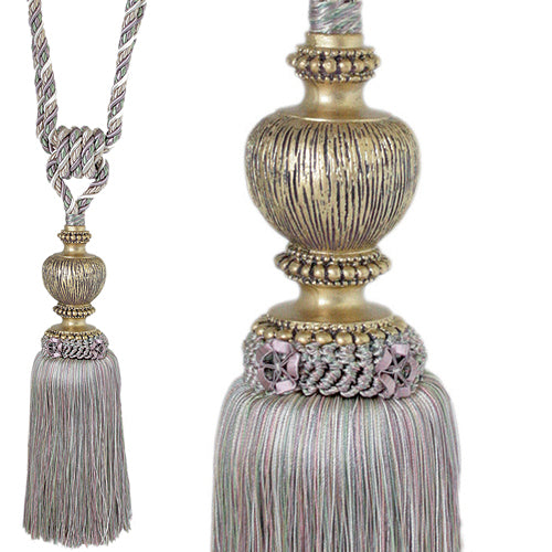 Jones Florentine Rope Tieback Large, Lavender
