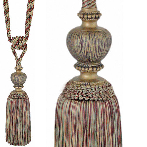 Jones Florentine Rope Tieback Medium, Jewel