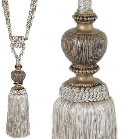 Jones Florentine Rope Tieback Medium, Beige