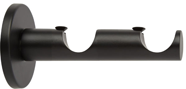 Neo 28mm Double Cylinder Bracket, Matt Black