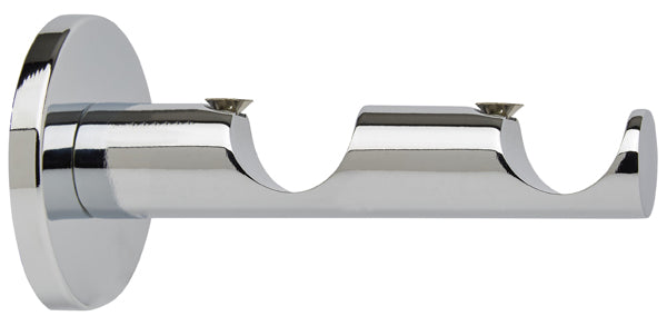 Neo 28mm Double Cylinder Bracket, Chrome