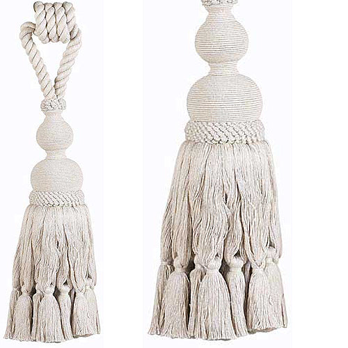 Hallis Naturals Large Rope Tieback, Linen