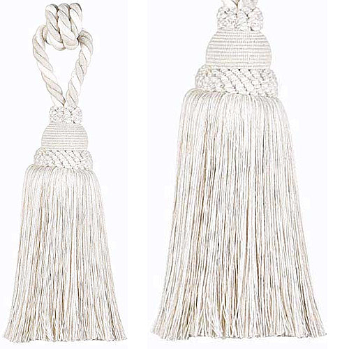 Hallis Naturals Rope Tieback, Natural/Linen