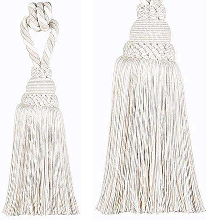 Hallis Naturals Rope Tieback, Natural/Linen
