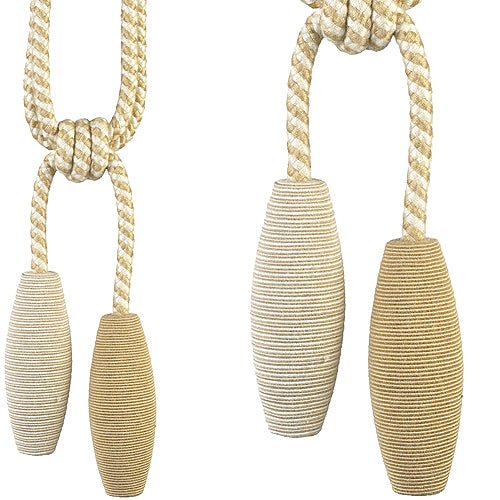 Hallis Jazz Skittle Rope Tieback Soft Gold