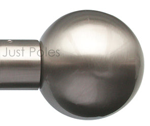 Jones Lunar 28mm Finial Sphere Ball Matt Nickel
