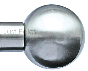 Jones Lunar 28mm Finial Sphere Ball Chrome