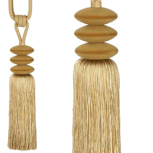 Hallis Tieback, Opus Pebble, Soft Gold