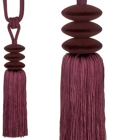 Hallis Tieback, Opus Pebble, Damson