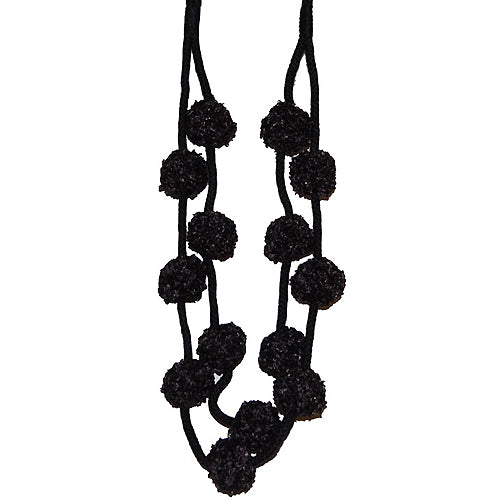 Hallis Rope Tie back, Opus Pom Pom, Black